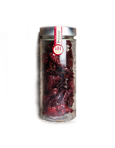 Vaso di Peperoni secchi fritti Gr. 34