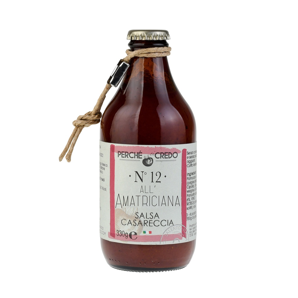 - 12 - Salsa casereccia Amatriciana 