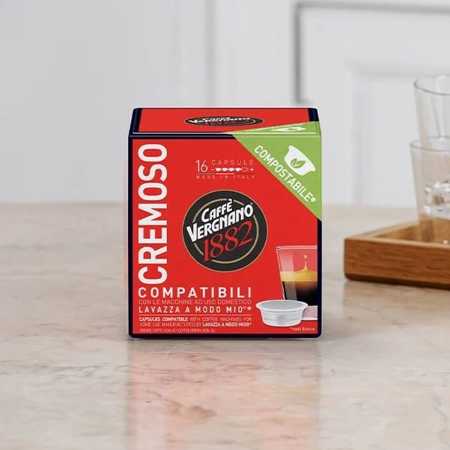 [7096] Capsula AMM Compostabile Cremoso Pz.16