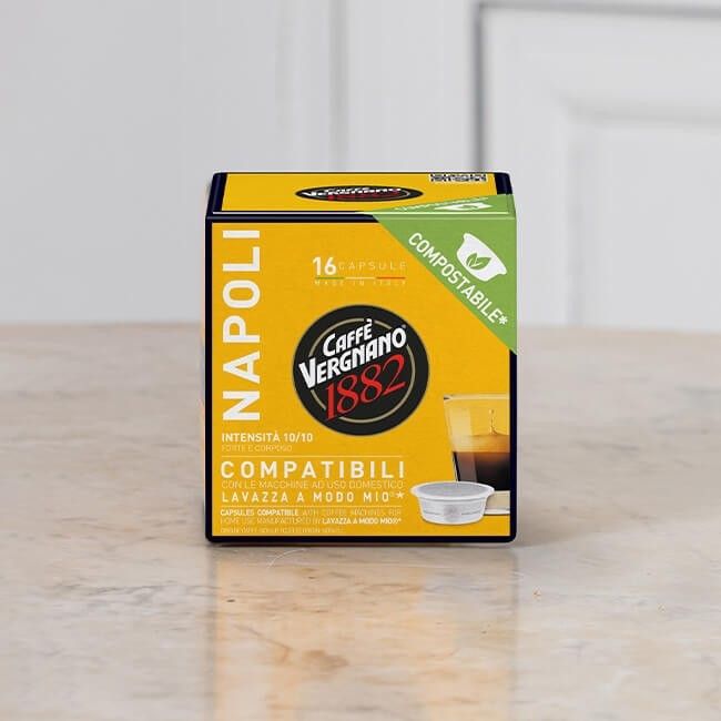 [7099] Capsula AMM Compostabile Napoli Pz.16