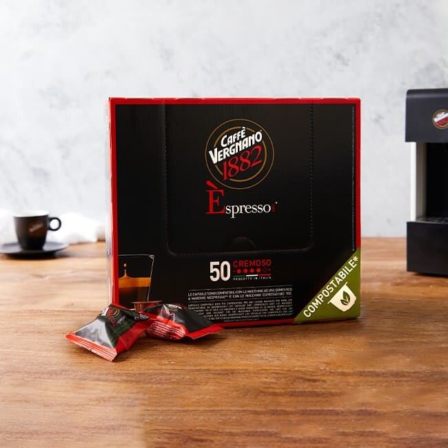 Capsula Compostabile E'Spresso 1882 Cremoso Pz.50