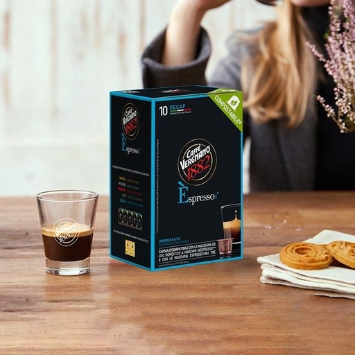 [549] Capsula Compostabile E'Spresso 1882 Decaf Pz.10