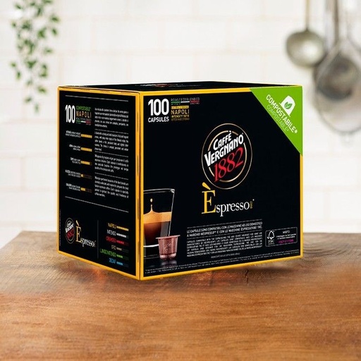 [55599] Capsula Compostabile E'Spresso 1882 Napoli Pz.100