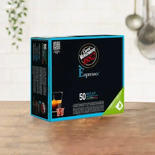 [54950] Capsula Compostabile E'Spresso 1882 Decaf Pz.50