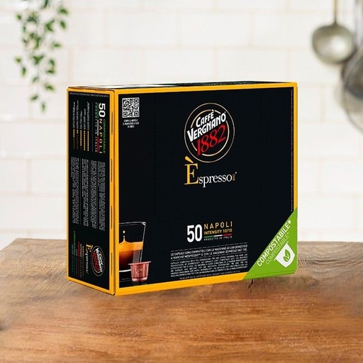 [55550] Capsula Compostabile E'Spresso 1882 Napoli Pz.50