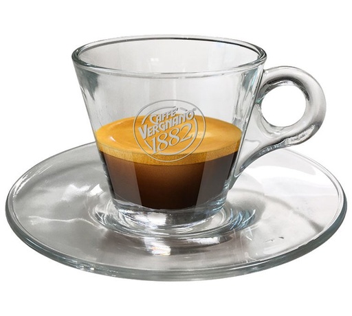 [99921] Tazzina Caffè + Piatto Vetro 1882
