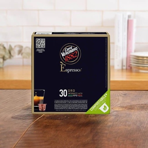 [54730] Capsula Compostabile E'Spresso 1882 Oro Pz.30